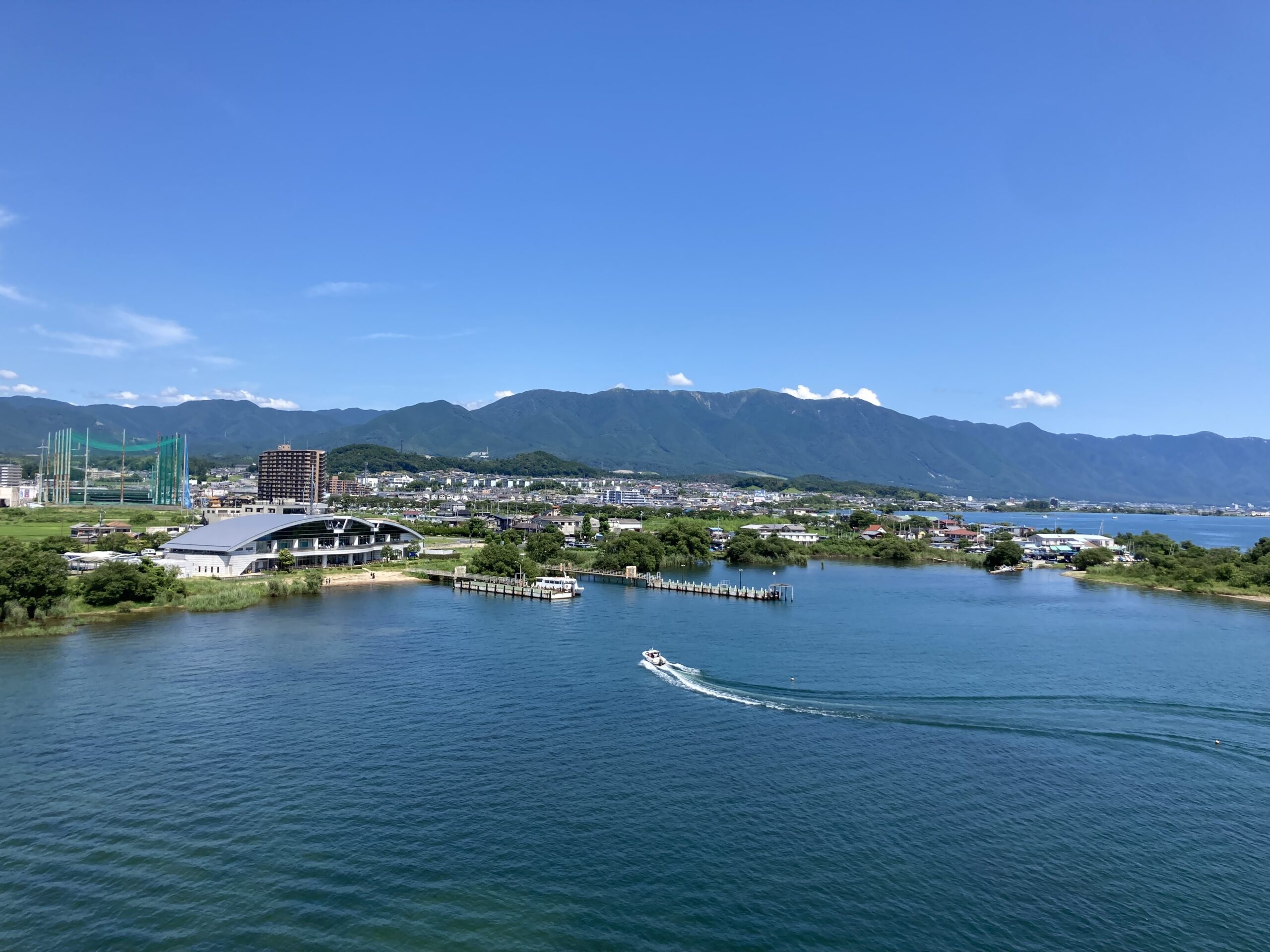 道の駅 琵琶湖大橋 米プラザ こめぷら 見晴らし台 展望台