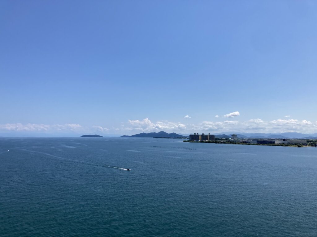 道の駅 琵琶湖大橋 米プラザ こめぷら 見晴らし台 展望台