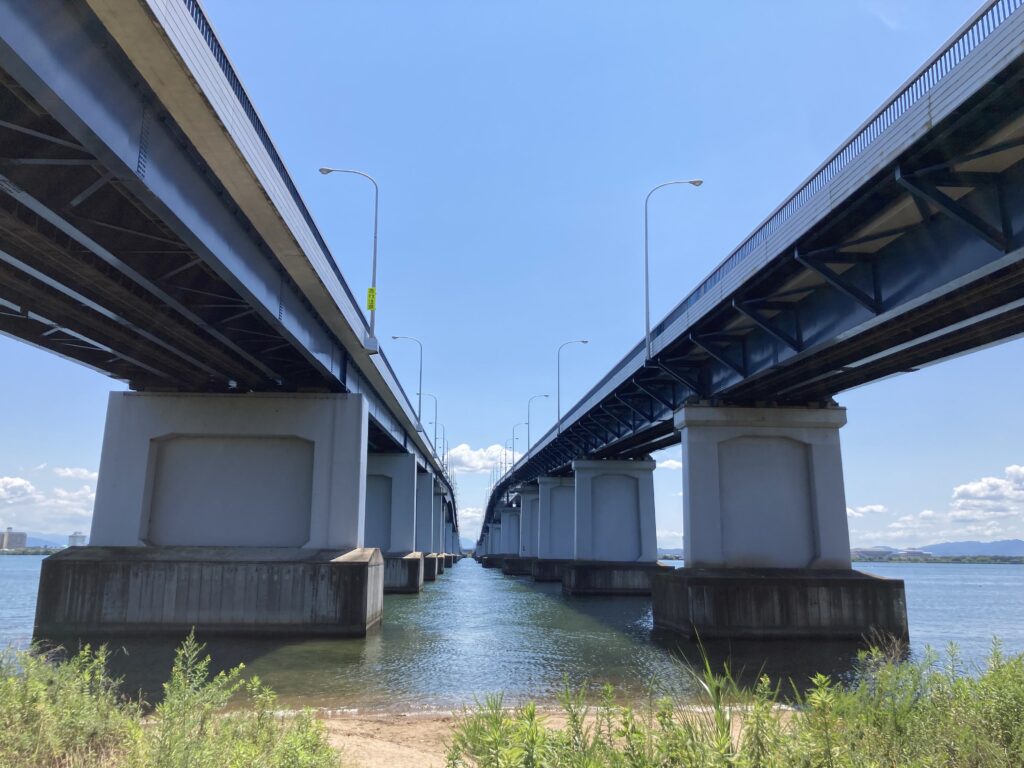 道の駅 琵琶湖大橋 米プラザ こめぷら 見晴らし台 展望台