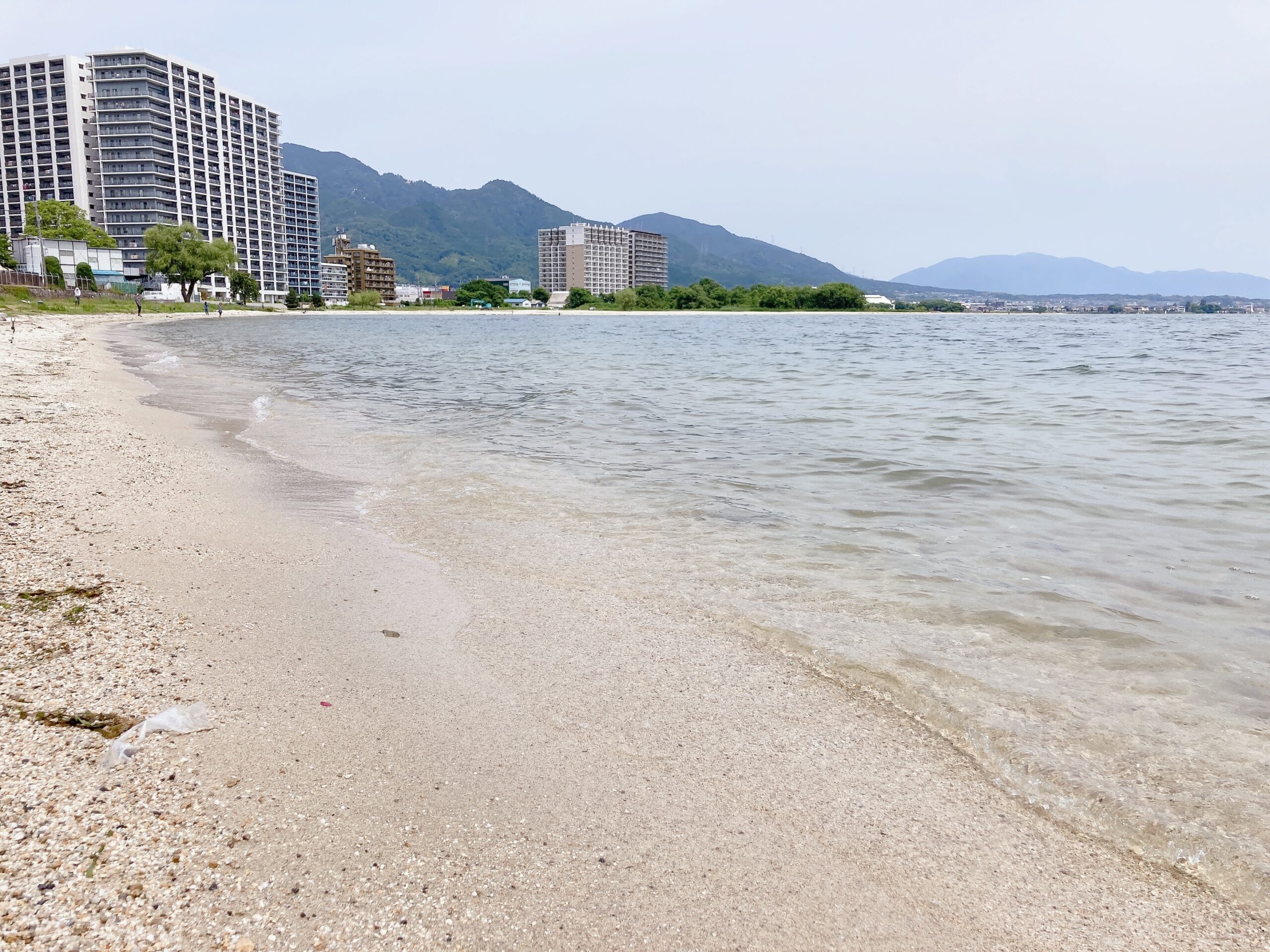 びわ湖　泳ぐ　柳ヶ崎湖畔公園 無料ビーチ 穴場