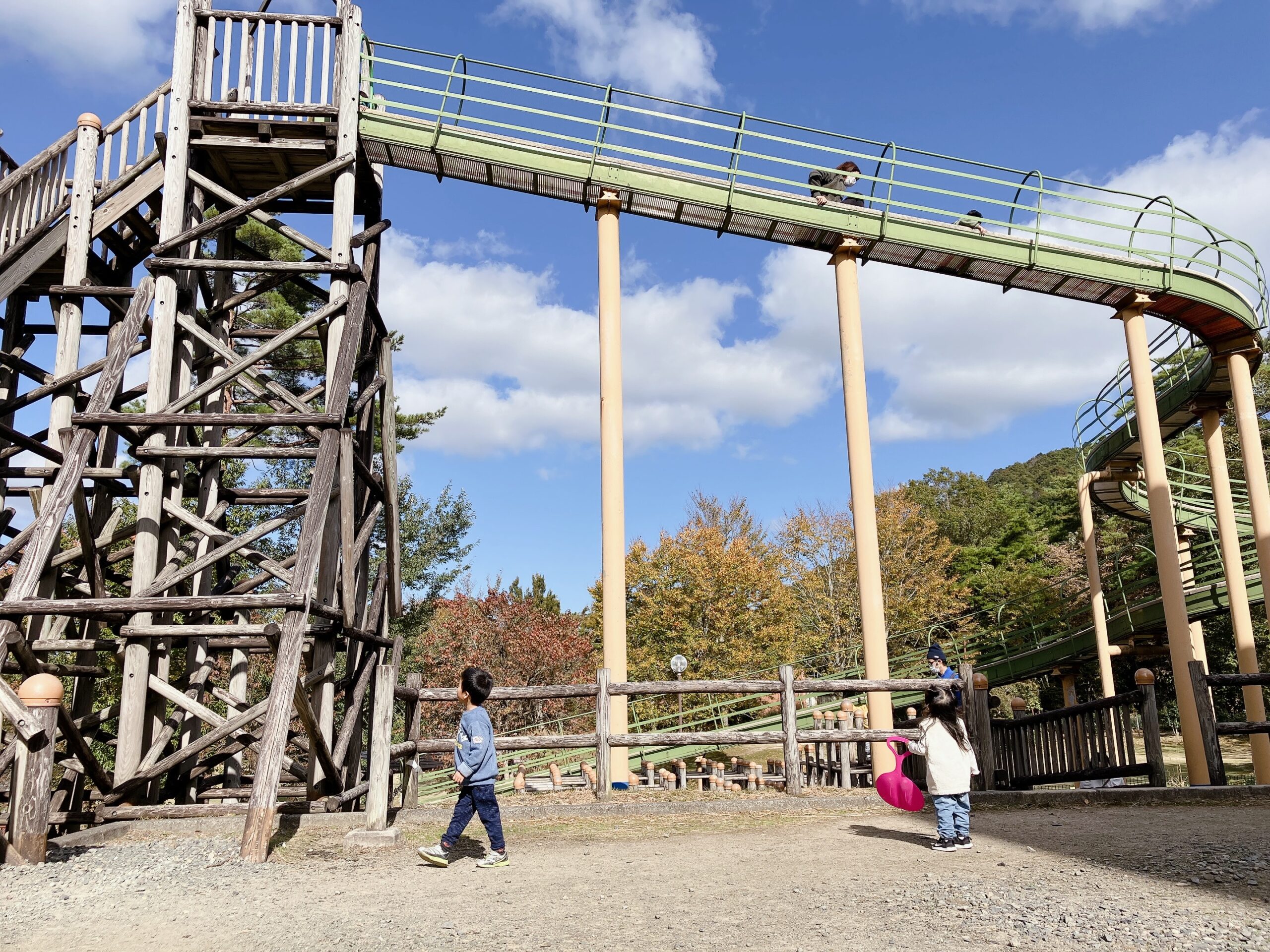 丸太遊具 朽木オートキャンプ場 グリーンパーク想い出の森