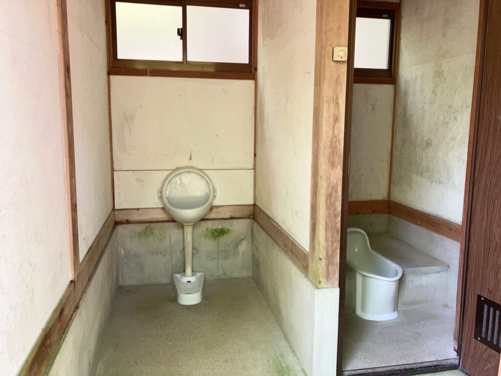桐生キャンプ場のトイレ