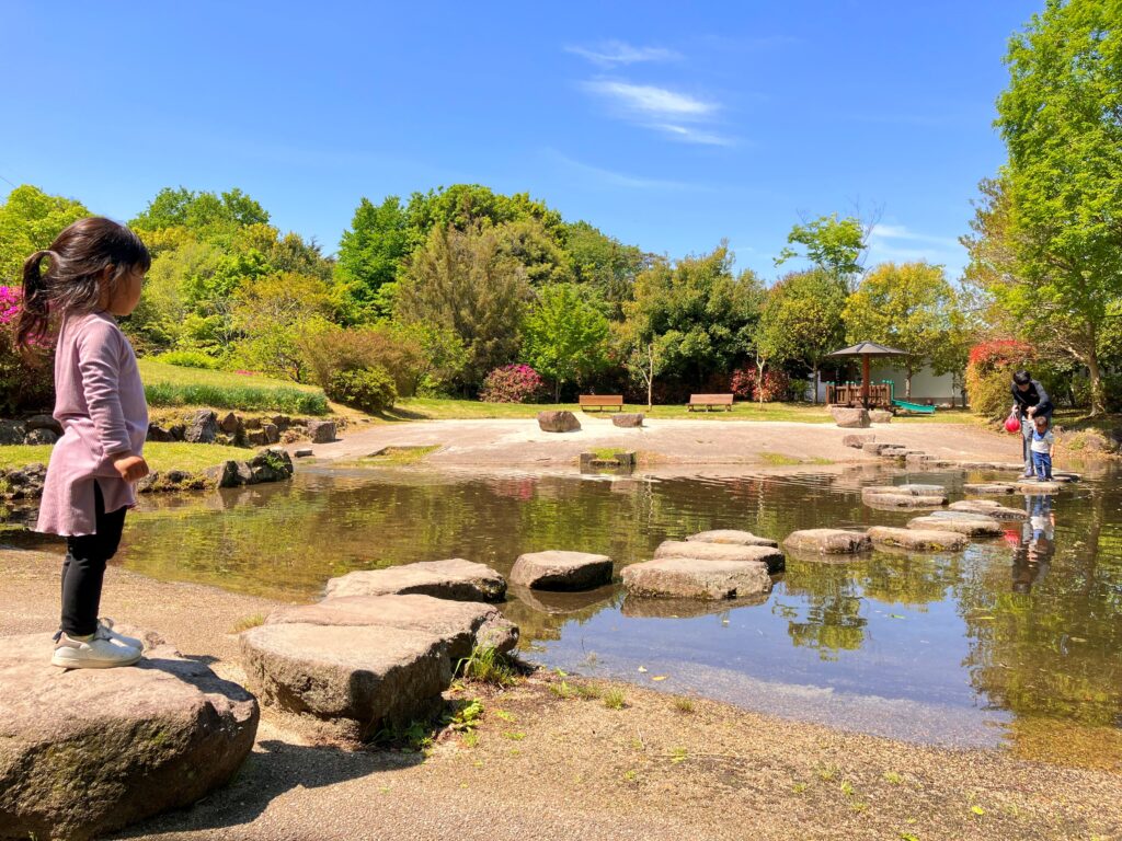 草津 ロクハ公園 水遊び