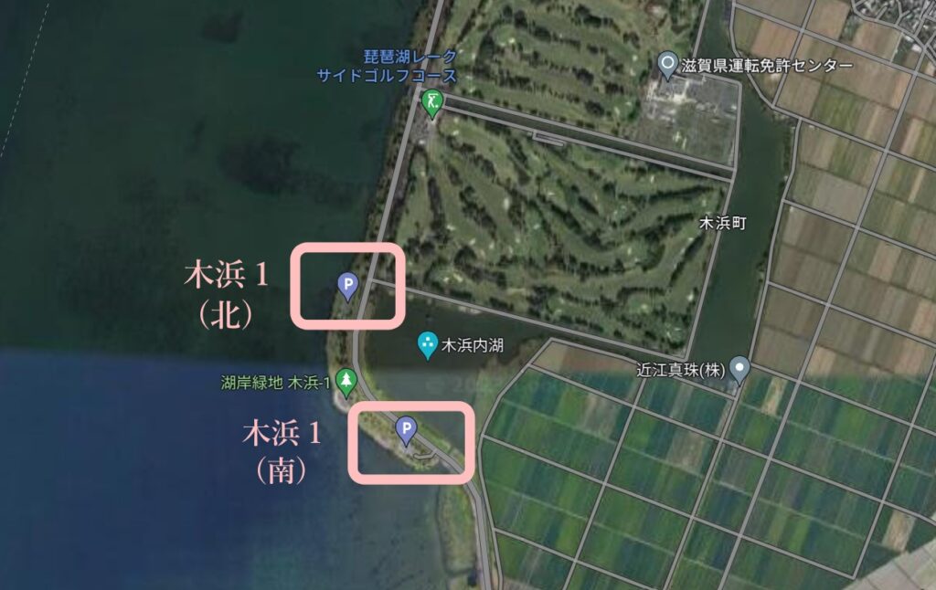 湖岸緑地 木浜周辺地図