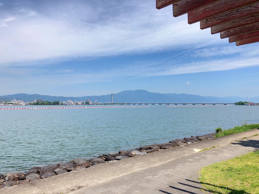 大津ロイヤルオークホテル 夕照の道 瀬田川