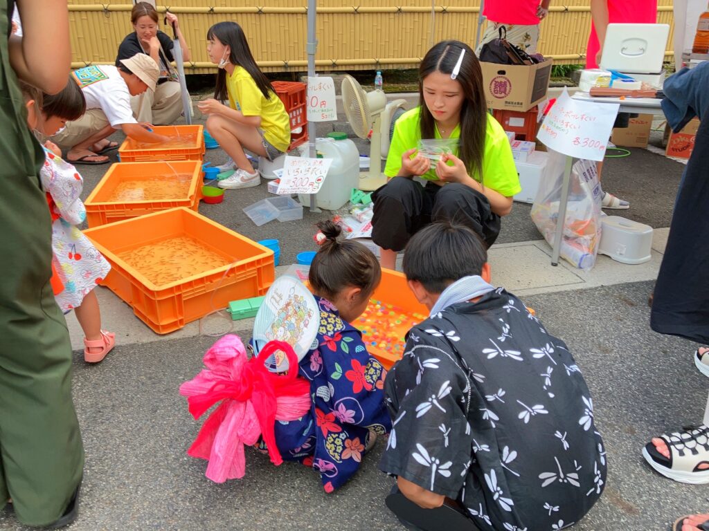 おごと温泉観光公園お祭り おごと温泉花火大会縁日