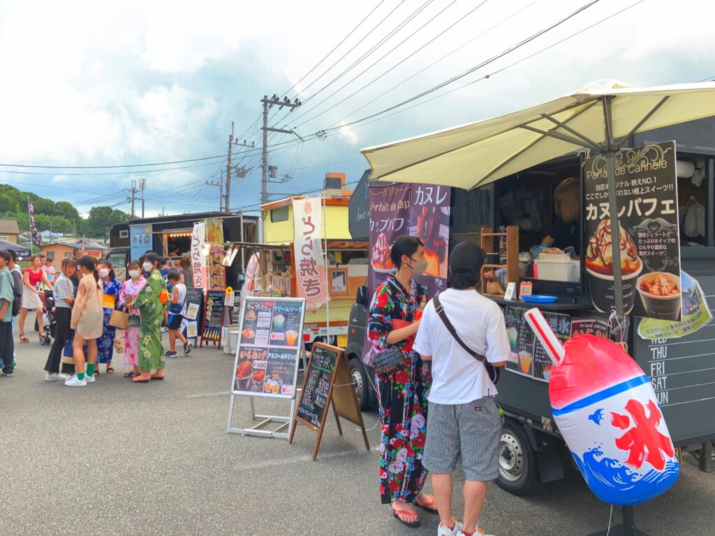 おごと温泉観光公園お祭り おごと温泉花火大会縁日